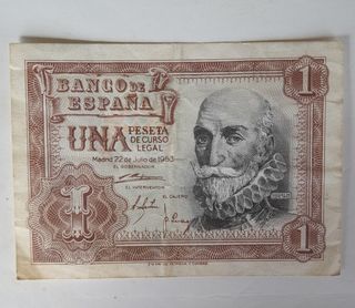 Billete 1 Peseta España 1953