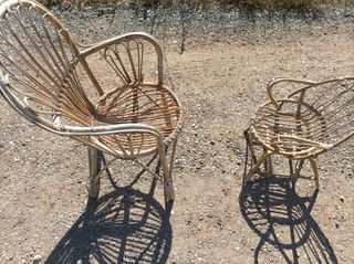 Sillas vintage de ratán