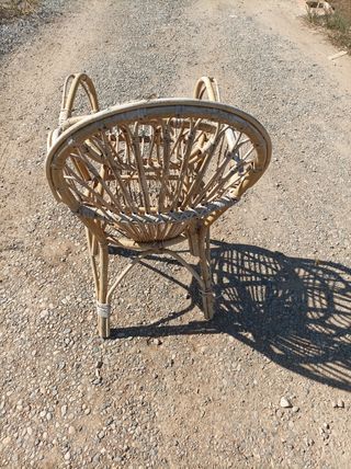 Sillas vintage de ratán