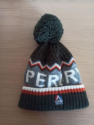 Gorro Superdry Unisex Lana Nuevo Sin Etiquetas