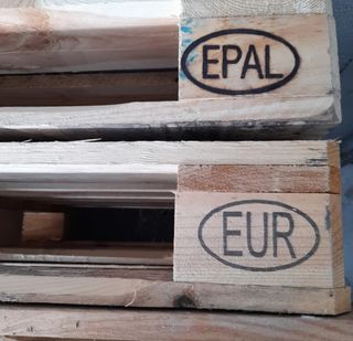 Palet europeo de madera
