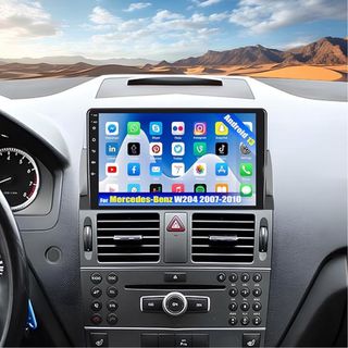 Radio Android 13 9'' Mercedes W204 GPS WiFi Cámara