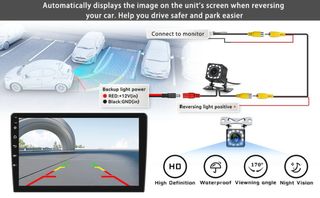 Radio Android 13 9'' Mercedes W204 GPS WiFi Cámara