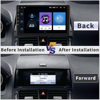 Radio Android 13 9'' Mercedes W204 GPS WiFi Cámara