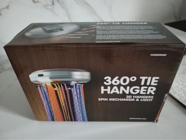 Colgador de corbatas 360º Hasendad