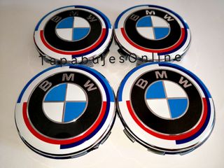 KIT COMPLETO 7 LOGOS PARA COCHE BMW 50 Aniversario