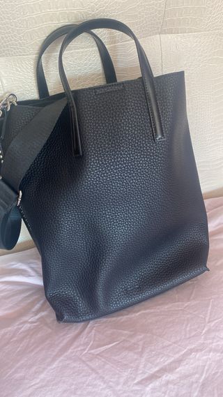 Bolso Parfois Negro Piel Texturizada.NUEVO 