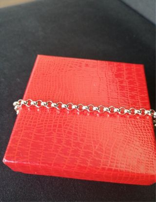Braccialetto a catena in argento unisex
