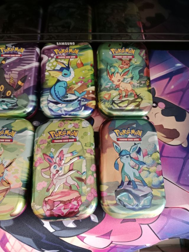 Latas Pokémon Eevee Evolutions Vacías