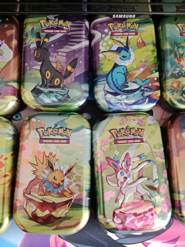 Latas Pokémon Eevee Evolutions Vacías