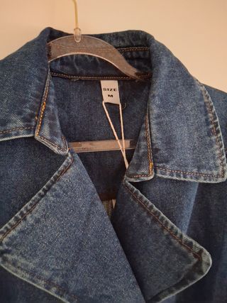 Chaqueta vaquera doble abotonadura