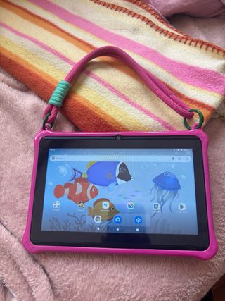 Tablet Infantil con Funda Rosa