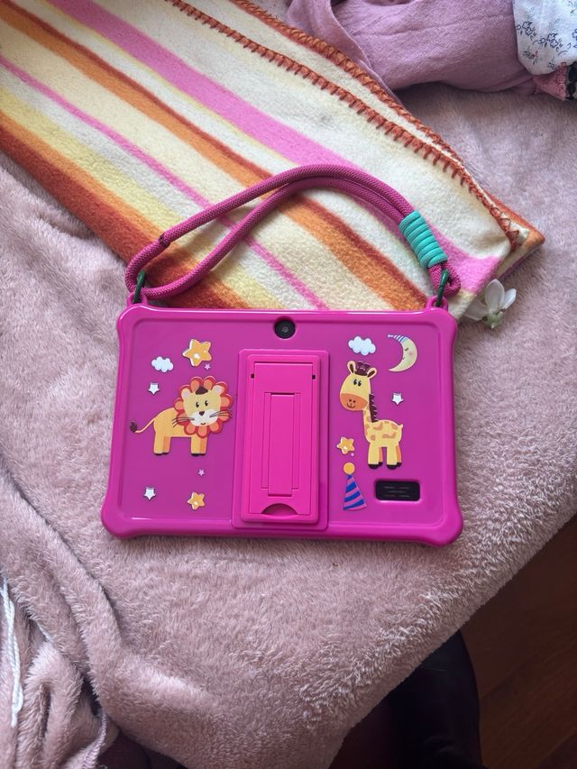 Tablet Infantil con Funda Rosa