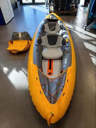 Canoa Kayak Hinchable Tribord 100+ Amarillo 2 Plazas
