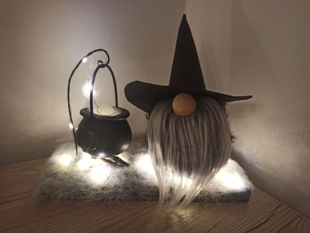 Decorazione Halloween con luci