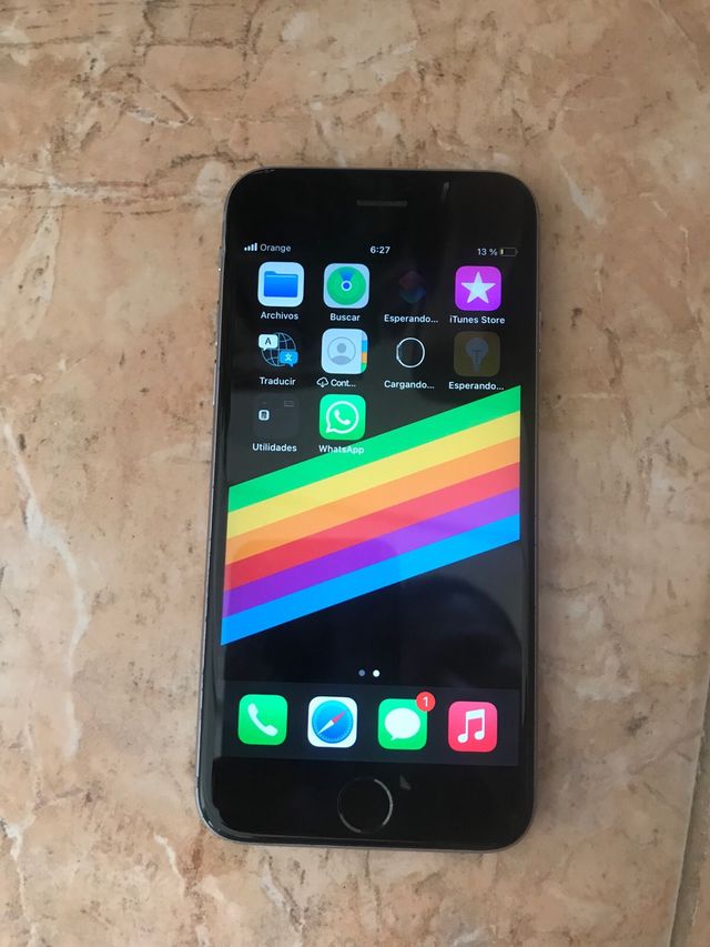 Apple iPhone Negro/Plateado