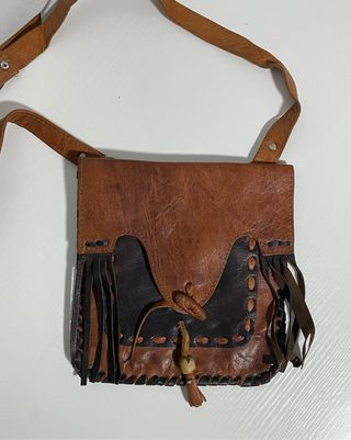 Bolso de cuero artesano