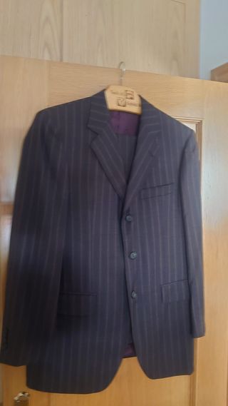 Trajes de raya Boston y corte inglés 