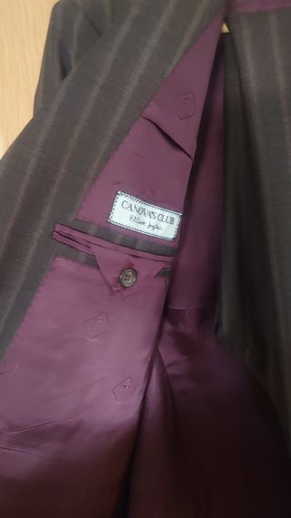Trajes de raya Boston y corte inglés 