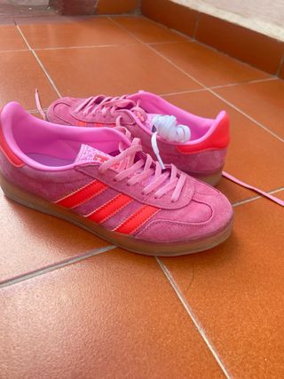 Adidas Gazelle Rosa y Rojo