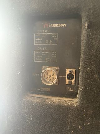 Cajas Musicson 15 (2 unidades)