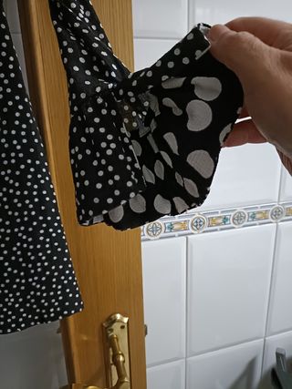 Vestido corto lunares