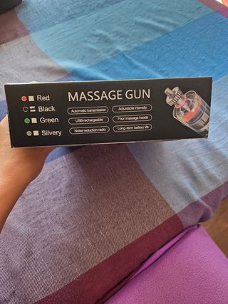 Pistola de masaje