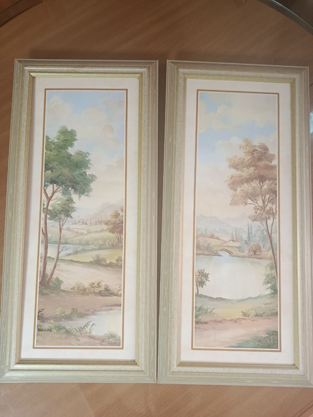 Cuadros Decorativos Paisaje, 55x25 . 6 eur la unid