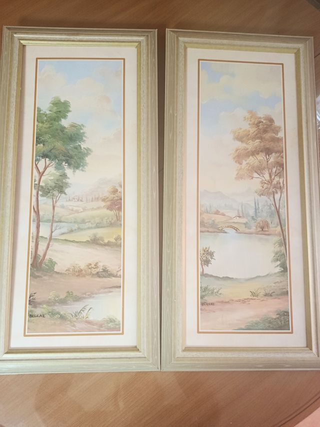 Cuadros Decorativos Paisaje, 55x25 . 6 eur la unid