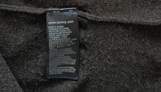 Jersey Tommy Hilfiger Algodón-Cachemira XL Gris Os