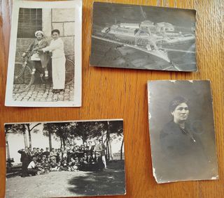 9 cartoline postali fotografiche B/N