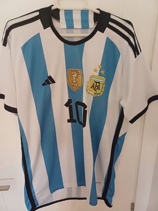 Camiseta Argentina Messi Mundial 2022