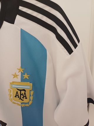 Camiseta Argentina Messi Mundial 2022