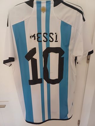 Camiseta Argentina Messi Mundial 2022