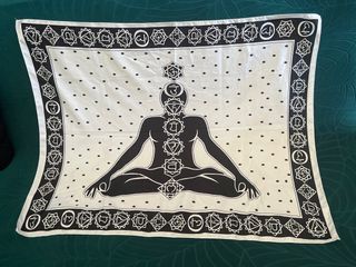 Tapiz espiritual chakras meditación 95 x 75 cm