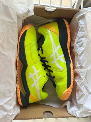 Zapatillas pádel Asics amarillas
