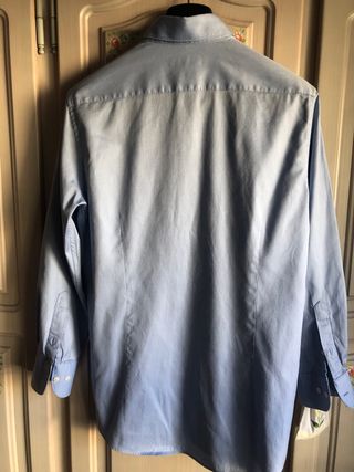 Camisa azul Massimo Dutti
