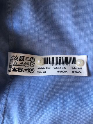 Camisa azul Massimo Dutti