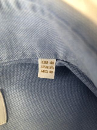 Camisa azul Massimo Dutti