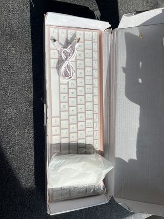 Teclado Inalámbrico Rose Gold + Ratón