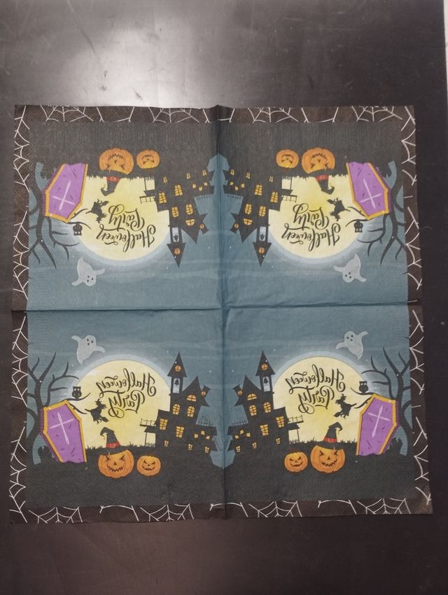 Lote 5 Servilletas Decoupage Halloween