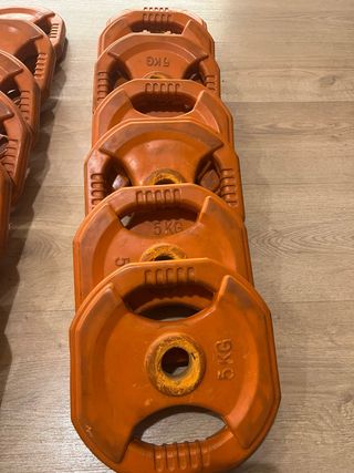 Discos de pesas 5 kg (Naranja)