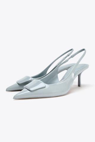 Zapatos de tacón Zara azul 39