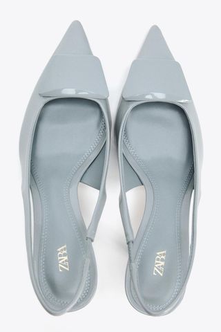 Zapatos de tacón Zara azul 39