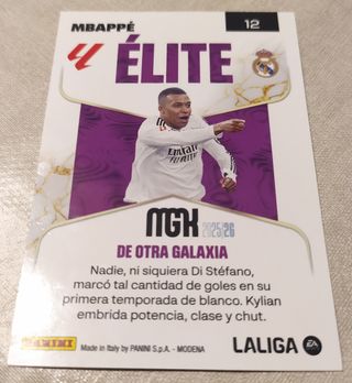 Cromo Panini Élite Mbappé 25/26