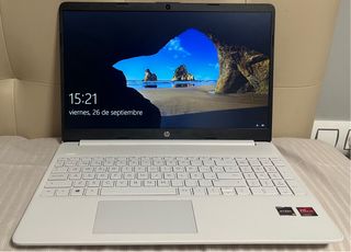 Portátil HP 15.6 Blanco y Negro