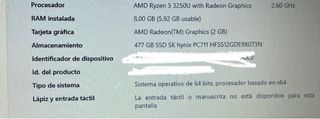 Portátil HP 15.6 Blanco y Negro