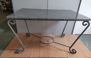 Mesa Hierro Forjado muy pesado y Mármol