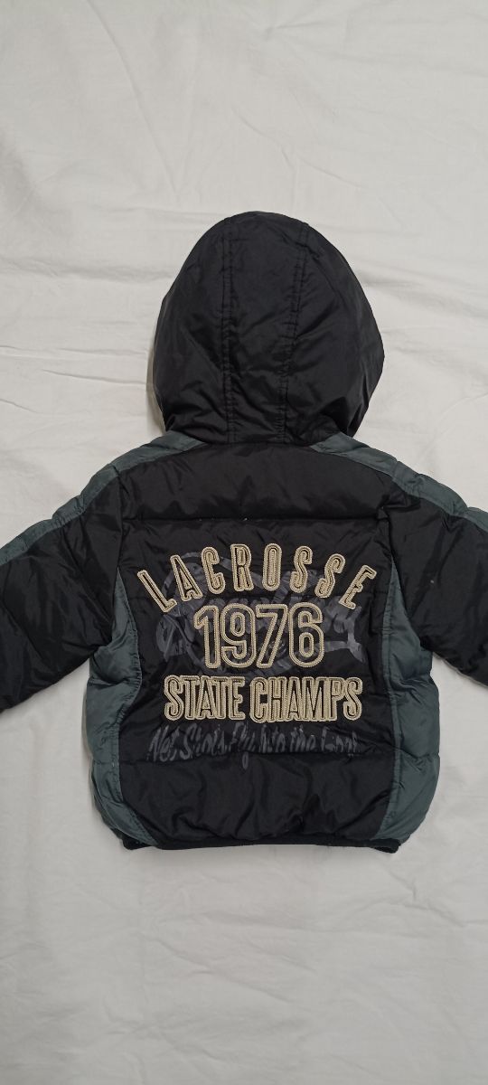 Chaqueta Benetton Plumas Negra 12-24 Meses