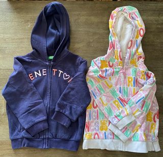 Due felpe Original Marines e Benetton